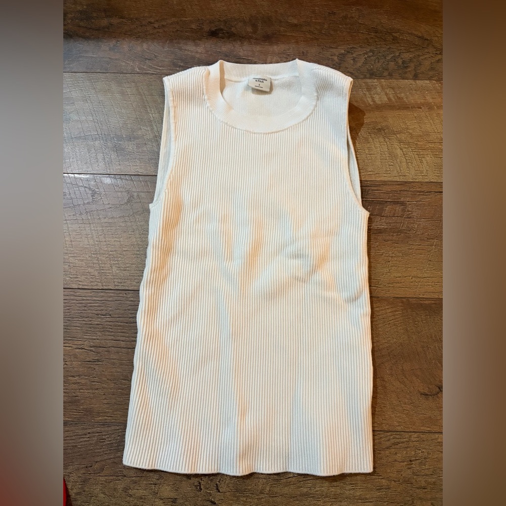 Abercrombie White Full-length Tank